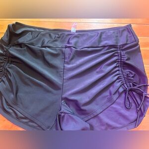 Shein black swim shorts size 4xl